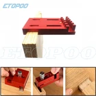 Деревообрабатывающий Мини Измеритель зазора Алюминий сплава для измерения глубины зуба линейка маркировка измерительный инструмент