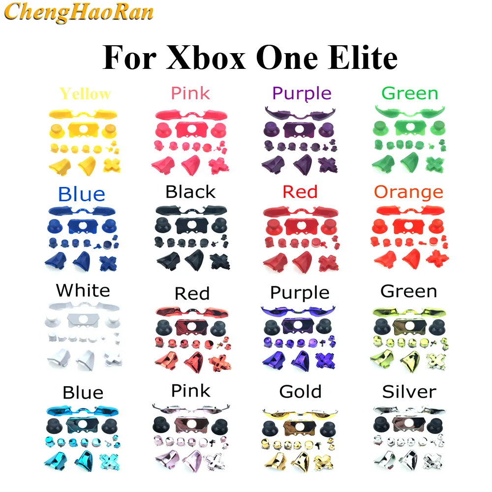ChengHaoRan 1 комплект для контроллера Xbox One Elite Полный бамперы пусковые кнопки Замена D