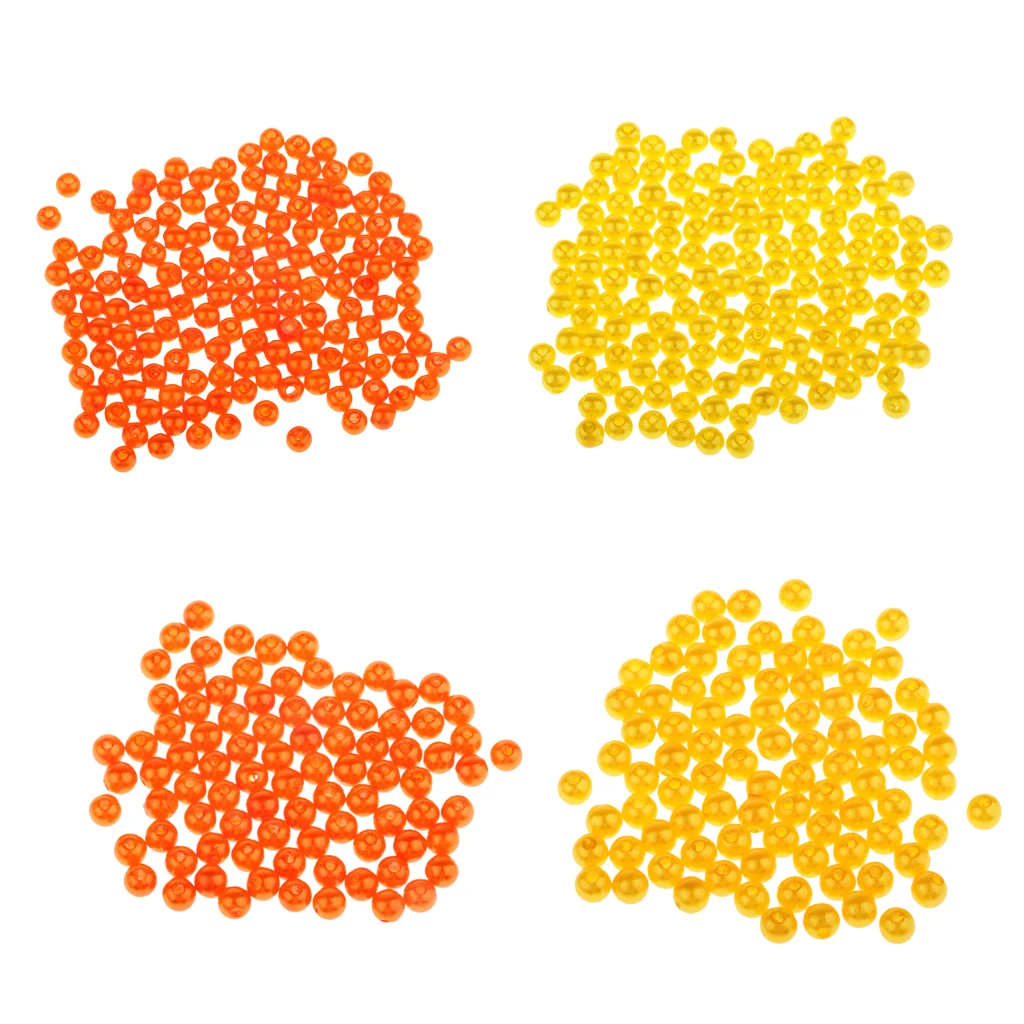 

150pcs Plastic Round Fishing Beads Lures Carp Sea Fishing Rigs Lure Bait