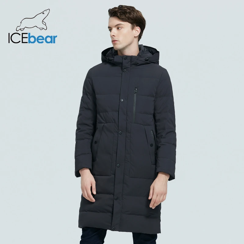 Icebear 2020 winter mens jacket fashion high quality casual male coat down brand apparel MN418826P | Мужская одежда