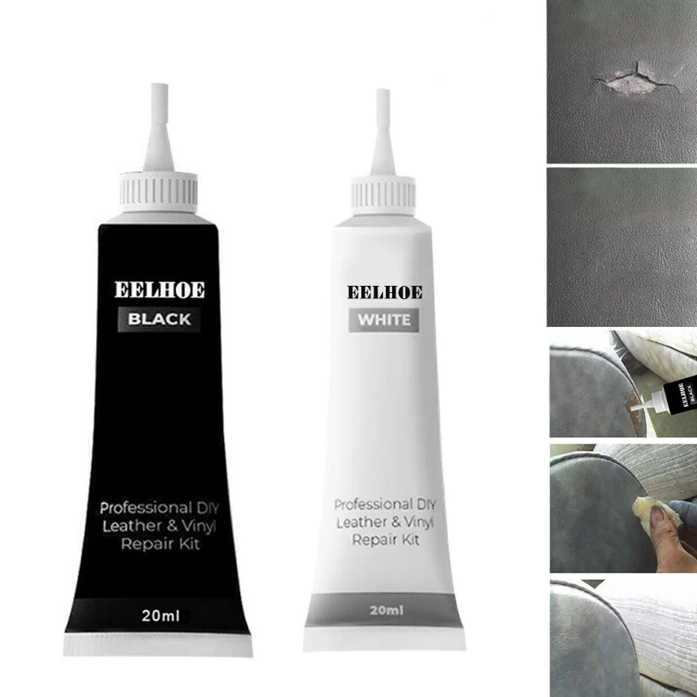 

5pcs Leather Repair Cream Leather Color Repair Gel Tool 20ml Repair Agent Furniture Couch Car Seats Sofa Coats Repair Cream