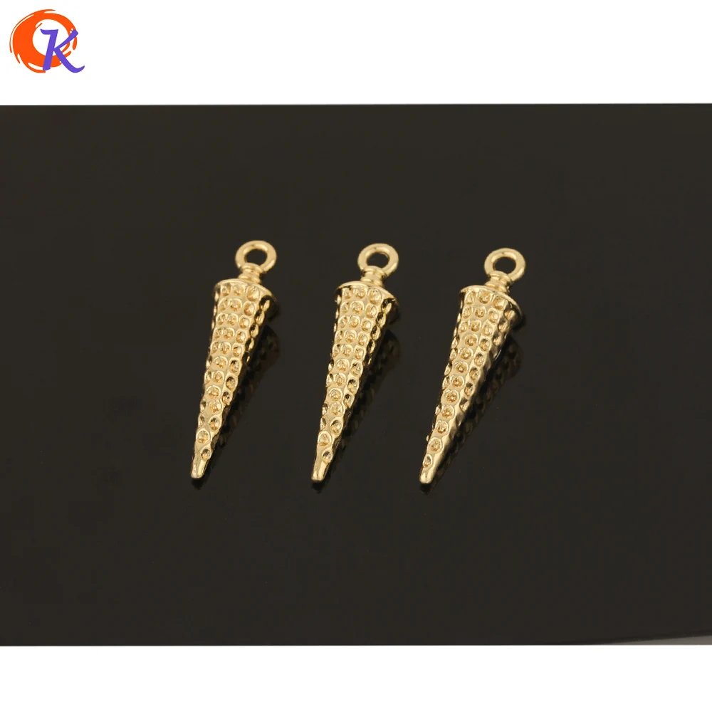 

Cordial Design 100Pcs 8*31MM Jewelry Accessories/Earrings Connectors/Cone Shape/Hand Made/Earring Findings/DIY Making/Charms