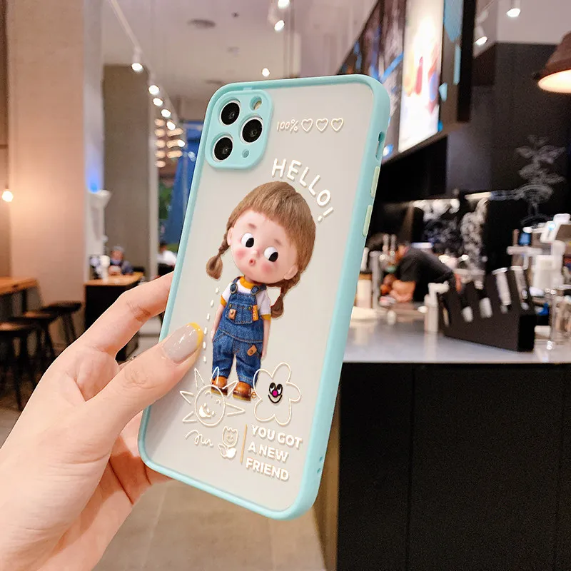 Чехол для Apple iphone 12 11 Pro 12Pro Max mini 7 8 6 s чехол X XR XS Plus SE 2020 чехлы телефонов девочек |