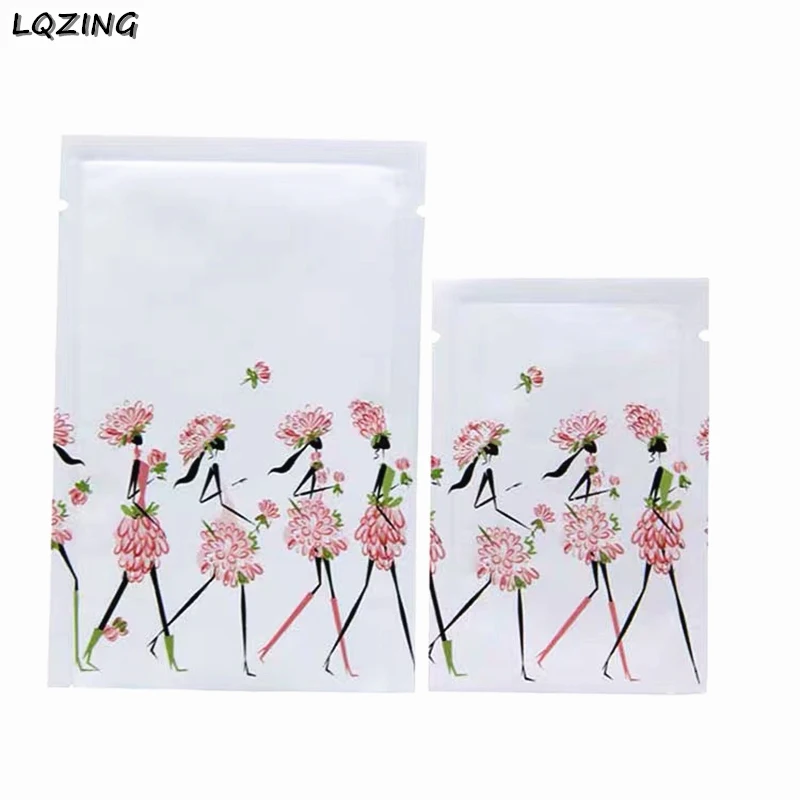 50 шт./партия модный вакуумный герметик для девочек мешок хранения фольги пищевых