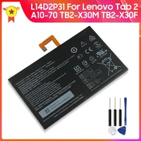 authentic replacement battery l14d2p31 for lenovo tab 2 a10 70 lca10 70f tb2 x30m tb2 x30f 7000mah 26 6wh 4 36v