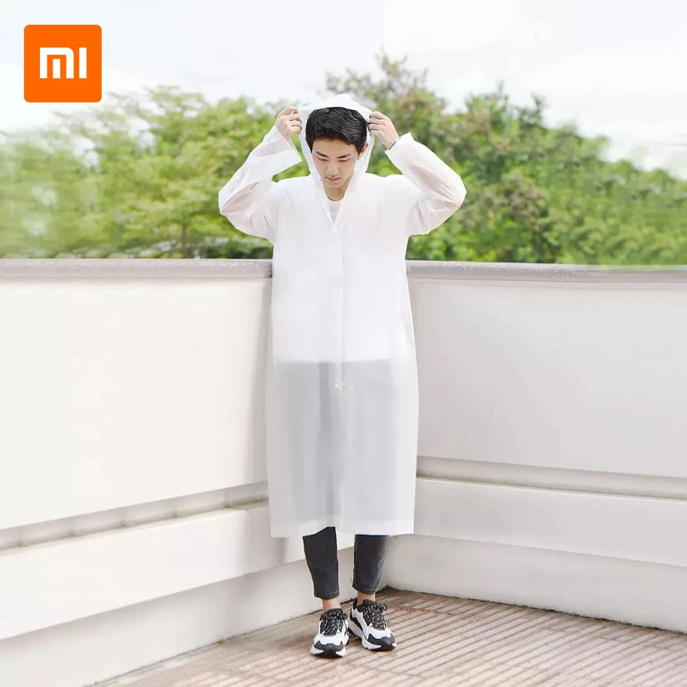 Xiaomi Mijia плащ Водонепроницаемый с капюшоном и защитой от ветра снаружи походная