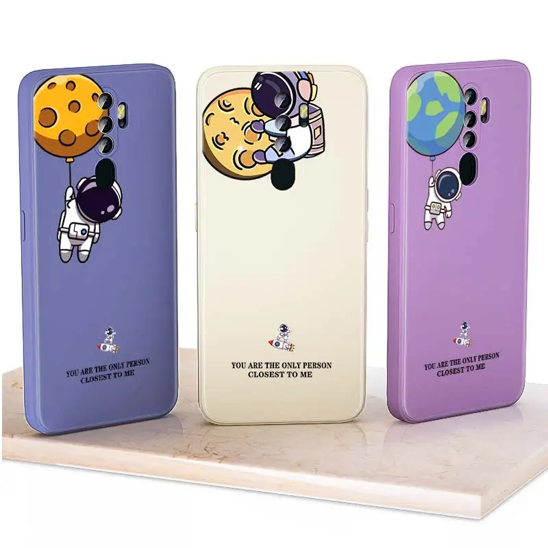 

Rectangle Cute Pattern For OPPO A74 A73 A55 A54 A52 A11 A94 A93 A92 A91 A11K A9 A16 A7 A1K 2020 Liquid Silicone TPU Phone Case