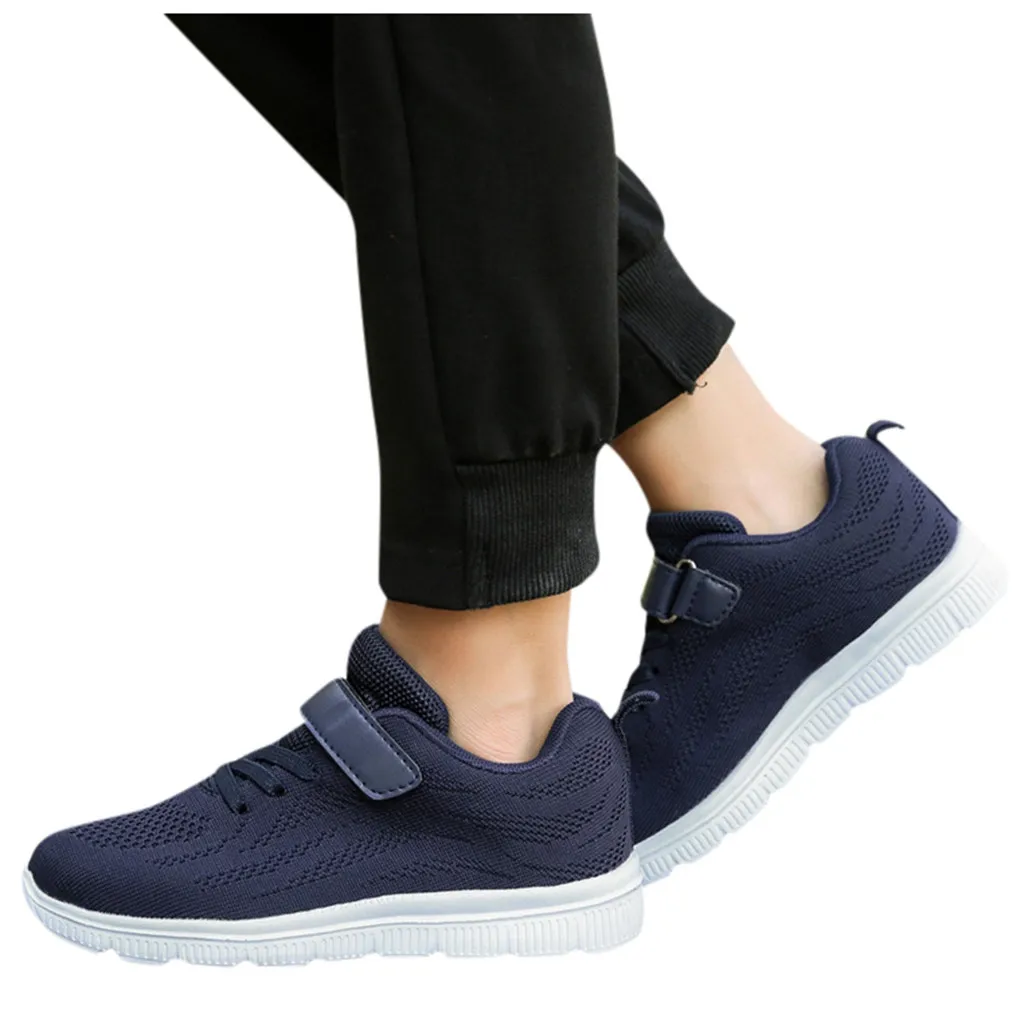 Модные женские туфли на плоской подошве для девочек обувь из сетчатого материала