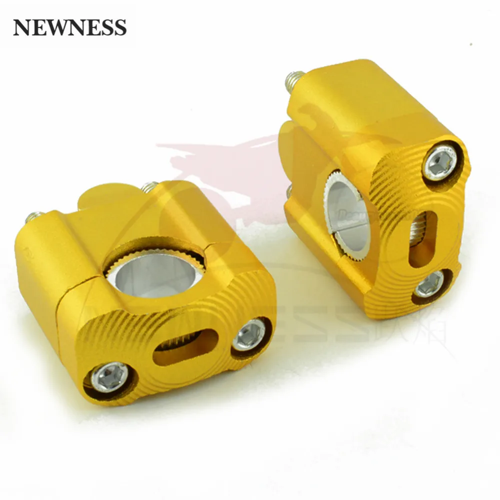 2 шт. CNC 22 мм 28 внедорожные мотоциклетные зажимы для руля risers адаптер 7/8 &quot1 1/8 Pit Dirt