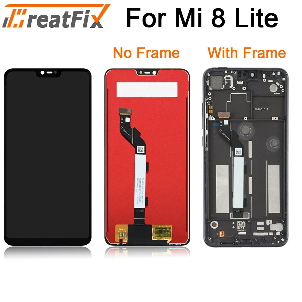 Оригинальный ЖК дисплей и рамка для Xiaomi Mi 8 Lite/ 8X сенсорный дигитайзер в сборе 10