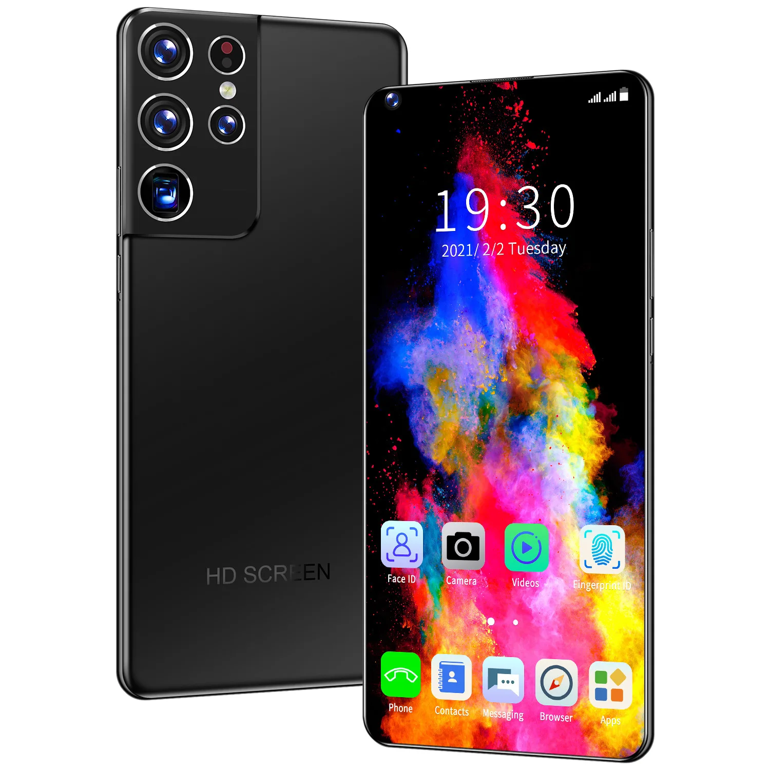

New Arrival Galaxy S30 Ultra 7.3Inch Smartphone 6800mAh 16+512G HD Screen Fingerprint Unlock 5G Surfing Cellphone Snapdragon 888