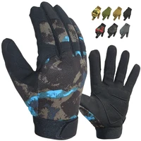 outdoor sports camping gloves full finger breathable hiking gloves for hunting cycling mountaineering camo army tactical gloves