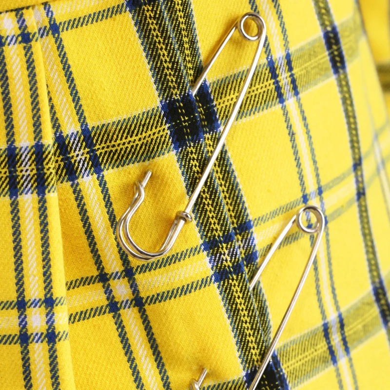 Женские костюмы для косплея Алисии Сильверстоун в клеточку с изображением