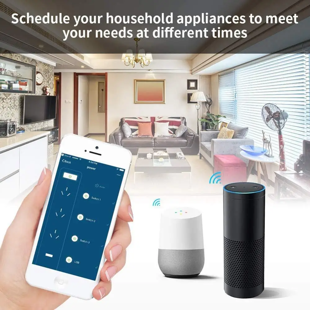 Интеллектуальная беспроводная (Wi-Fi) Мощность полосы смарт-свинцовый