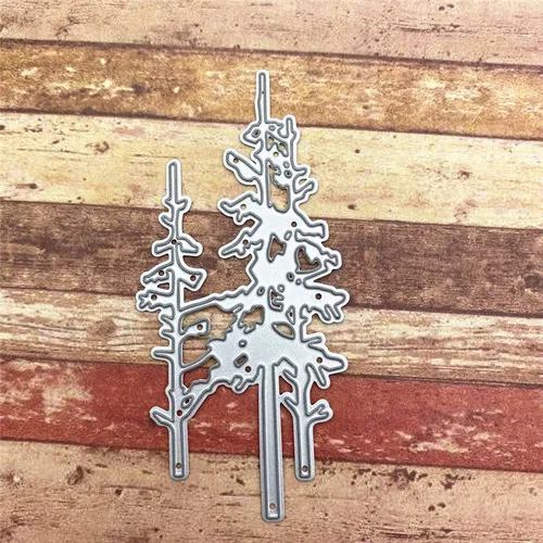 Новинка 2020 штампы в виде снежной рождественской елки металлические Вырубные