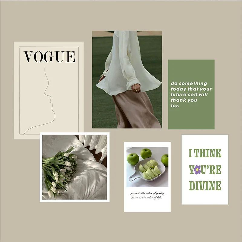 Ins скандинавский минималистичный художественный открыток креативный реквизит