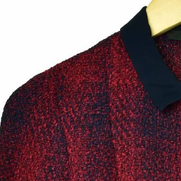 

Women Dress 2018 Autumn and Winter New Single-breasted Check A-line Dress