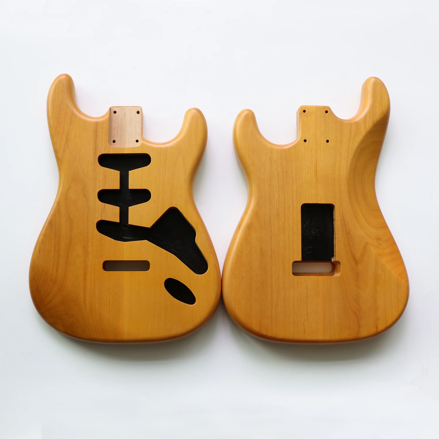 

New product Strat alder body electric guitar DIY double spell body single single semi-finished alder aged wood color