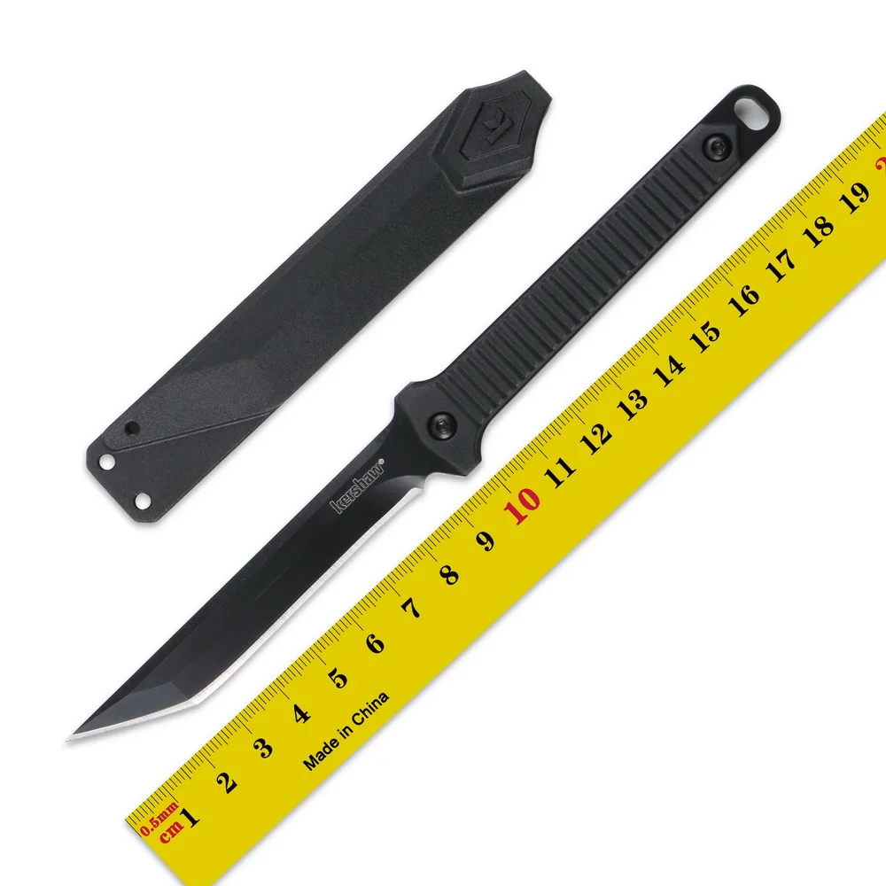 Нож Kershaw Dune Tanto из нержавеющей стали 8Cr13MoV с фиксированным лезвием для кемпинга, охоты, рыбалки, повседневного ношения, тактических, фруктовых инструментов 4008 on.