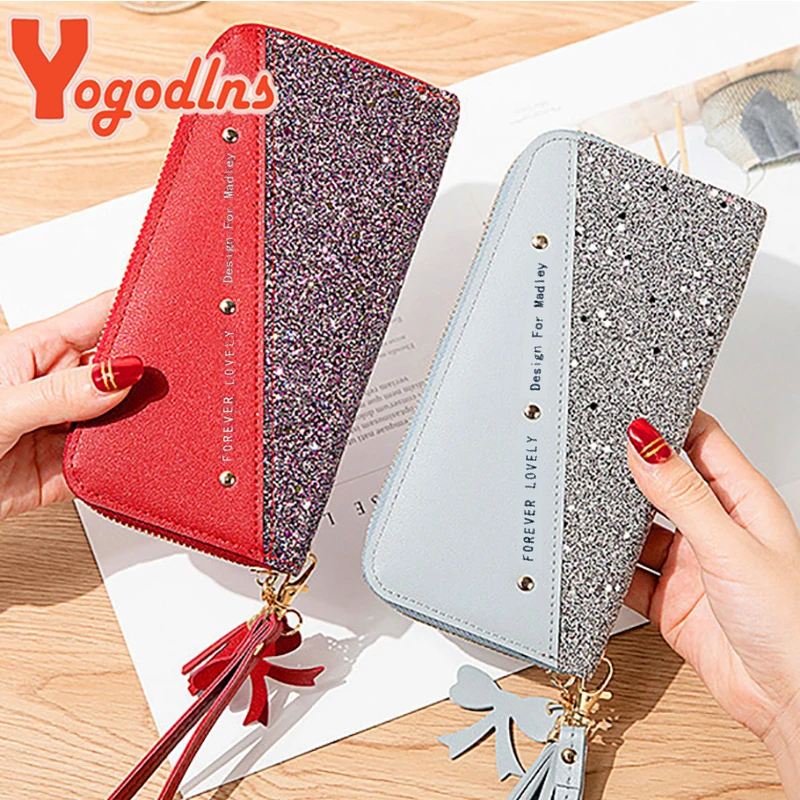 Кошелек женский из искусственной кожи с отделениями для карт и телефона |