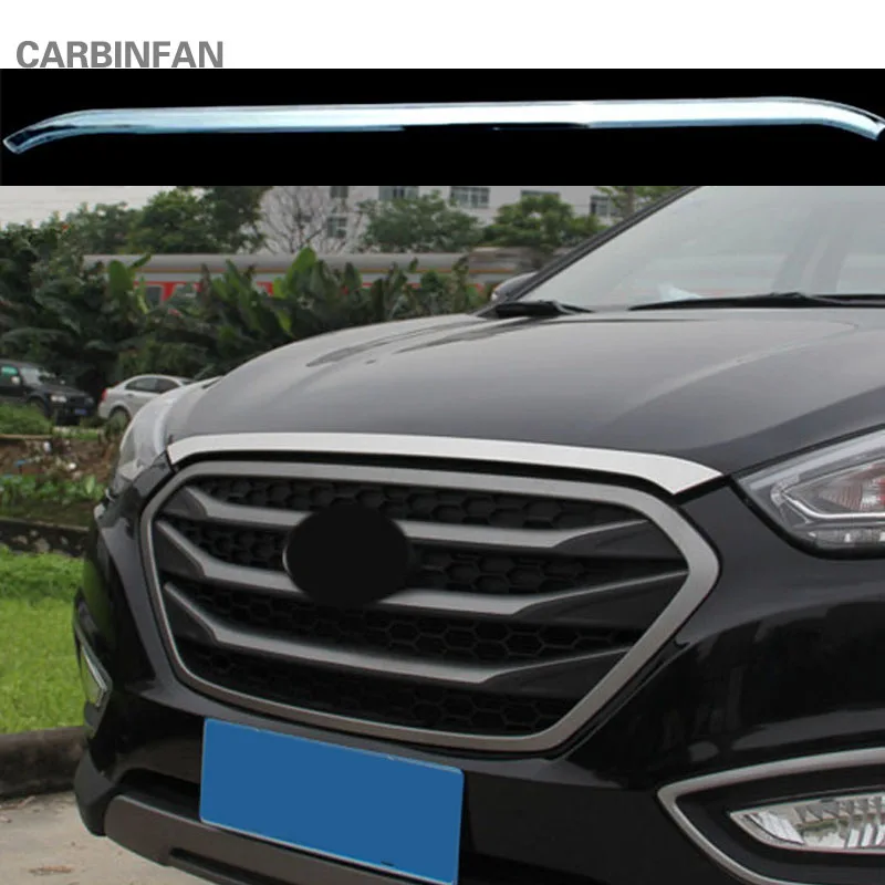 Для Hyundai IX35 2010 2011 2012 2013 2014 2015 аксессуары из нержавеющей стали Передняя решетка