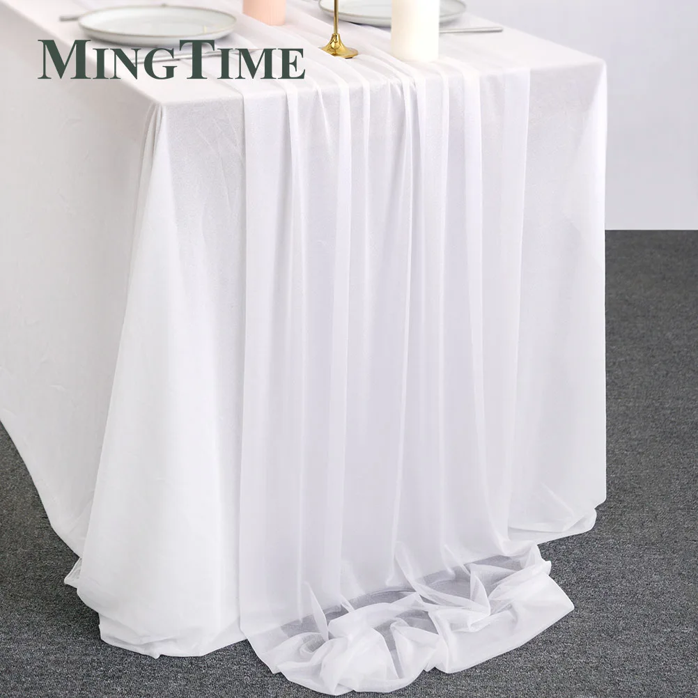 Скатерть-дорожка MINGTIME синяя из полиэстера