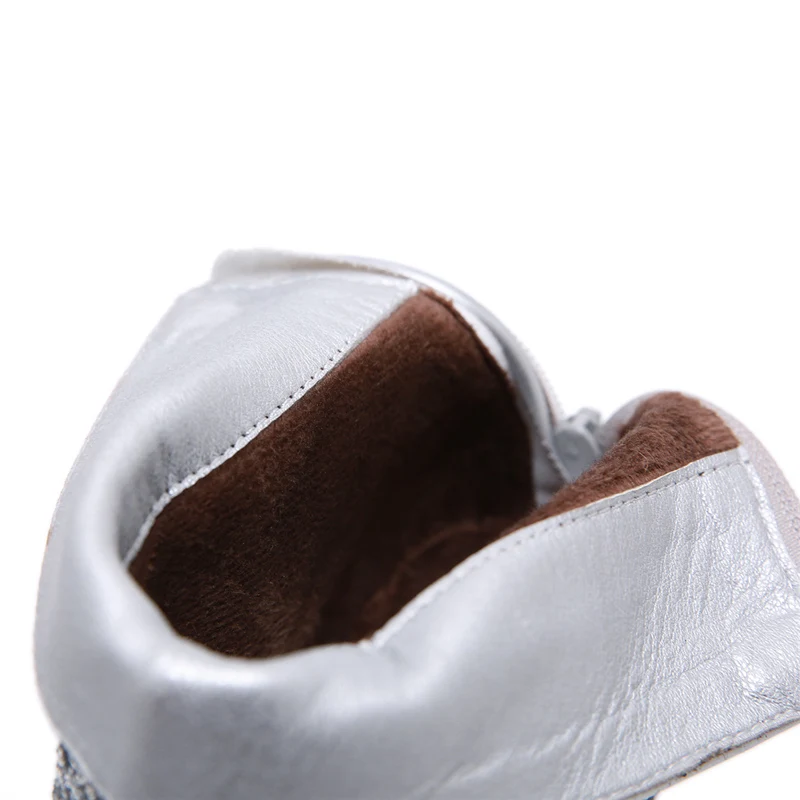 2019 г. женские пикантные роскошные ботинки на платформе 7 см с блестящими