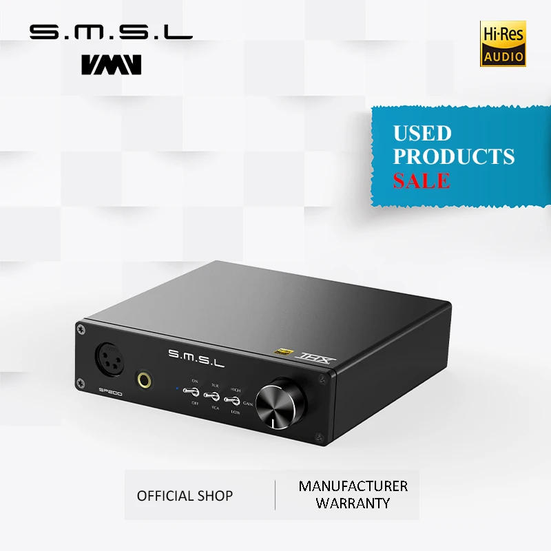 

Used products SMSL SP200 THX AAA 888 Technology Balanced Headphone Amplifier with XLR RCA Input