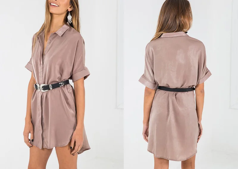 Ремень в стиле бохо Женский модный винтажный пояс из металла и кожи с двойной