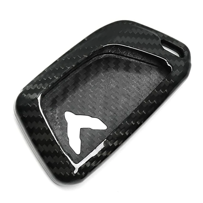 

Key Fob Case Cover Carbon Fiber Key Cover Case Fob Real for Chevrolet Corvette C8 2020 2021 Key Bag Accessories