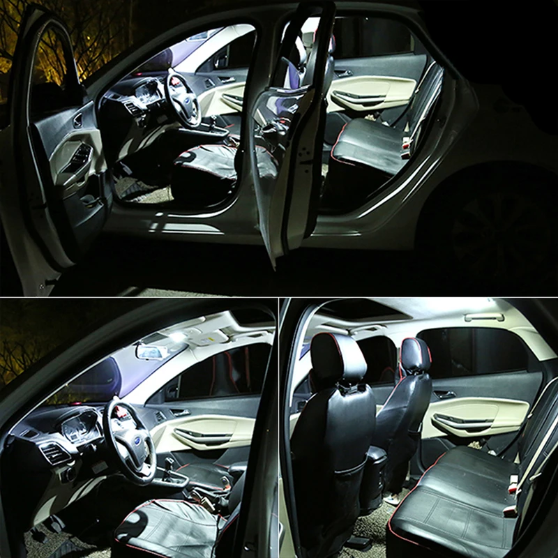 

YOLU Double tip Reading light 31mm 36mm 39mm 5050 6SMD LED dome lamp License plate lights Tail box lamps