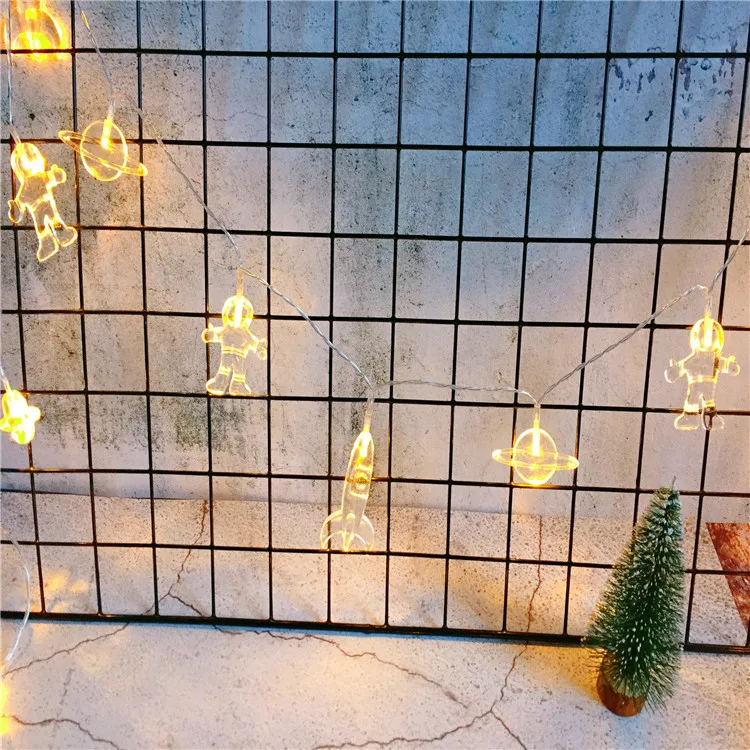 Космонавты и ракеты Марс космический корабль струнный светильник Космос