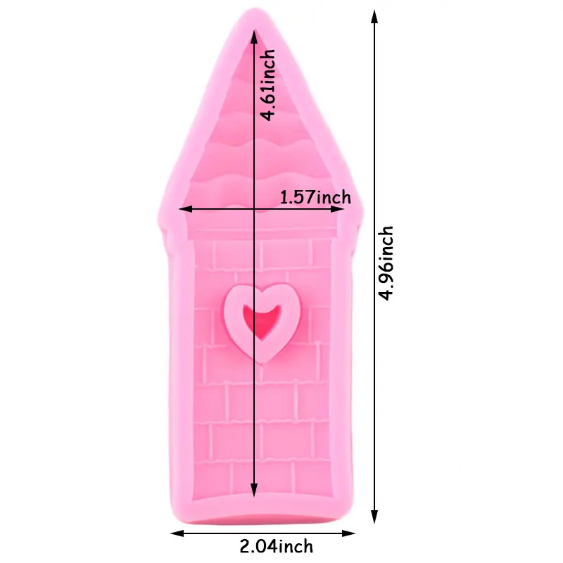 3D замок дом силиконовые формы для торта детский день рождения торт украшения