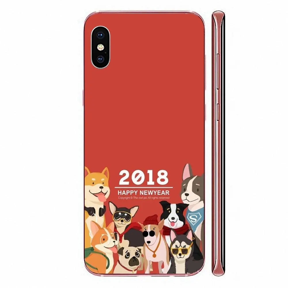 Чехол для Xiaomi Redmi Mi 4 7A 9T K20 CC9 CC9e Note 7 8 9 Y3 SE Pro Prime Go Play мягкий чехол с новым годом 2018 |