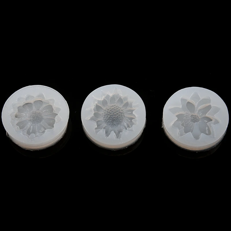 

500X Silver Tone Stainless Steel Open Jump Rings 6mm with Diy Silicone 3D Flower Moulds Mold Resin Jewelry Pendant