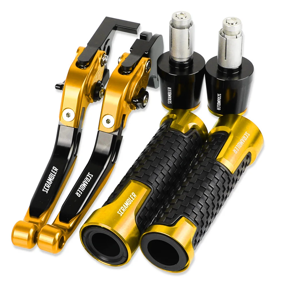 

SCRAMBLER CLASSIC Motorcycle Aluminum Brake Clutch Levers Handlebar Hand Grips ends For DUCATI SCRAMBLER CLASSIC 2019 2020
