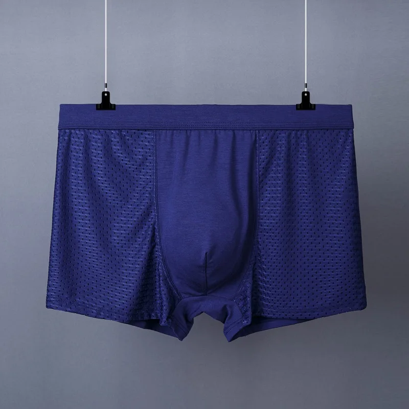 5pcs/lot Men's Underwear Cotton Boxers Man Breathable Panties Solid Shorts Brand Underpants Bamboo Fiber Men's Boxer Underpant