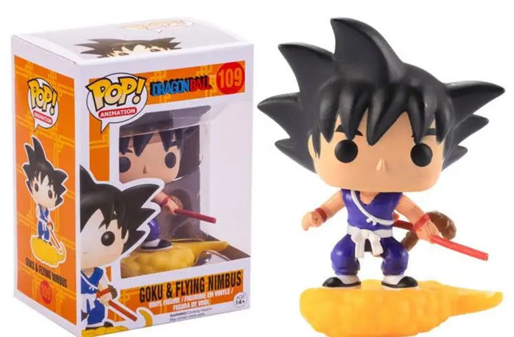 Оригинальный FUNKO Pop Dragon Ball Super Porunga Saiyan Goku супер вегета коллекция кукол из пвх
