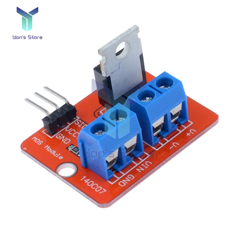 2 шт. верхняя кнопка MOSFET IRF520 модуль драйвера для Arduino ARM Raspberry pi Плата расширения