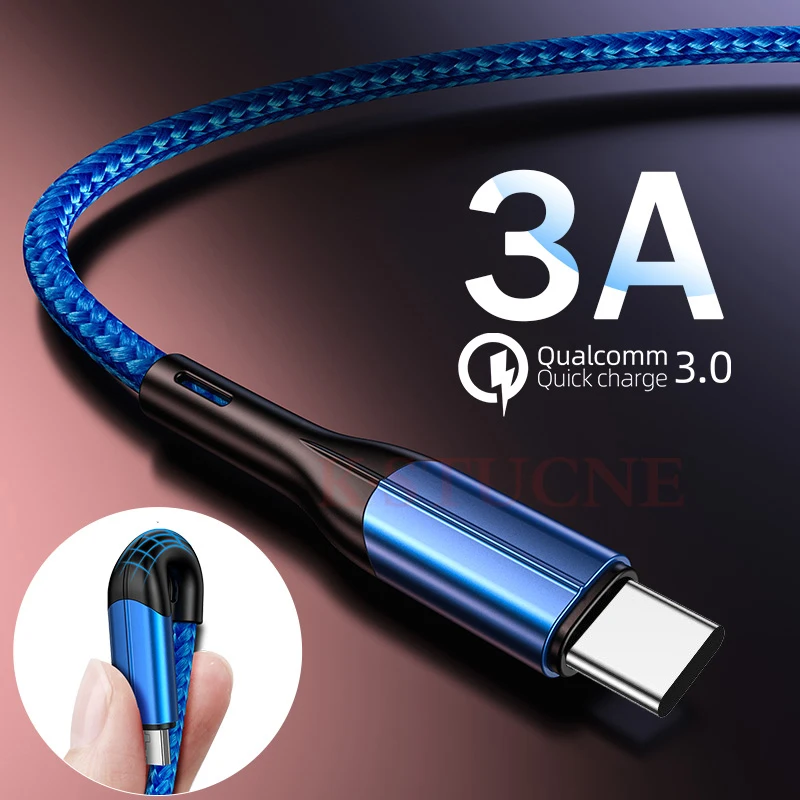1m 2m type C USB кабель для быстрой зарядки для Xiaomi Redmi K20 Pro Note 7 зарядный кабель usbc для samsung мобильных телефонов кабели для передачи данных