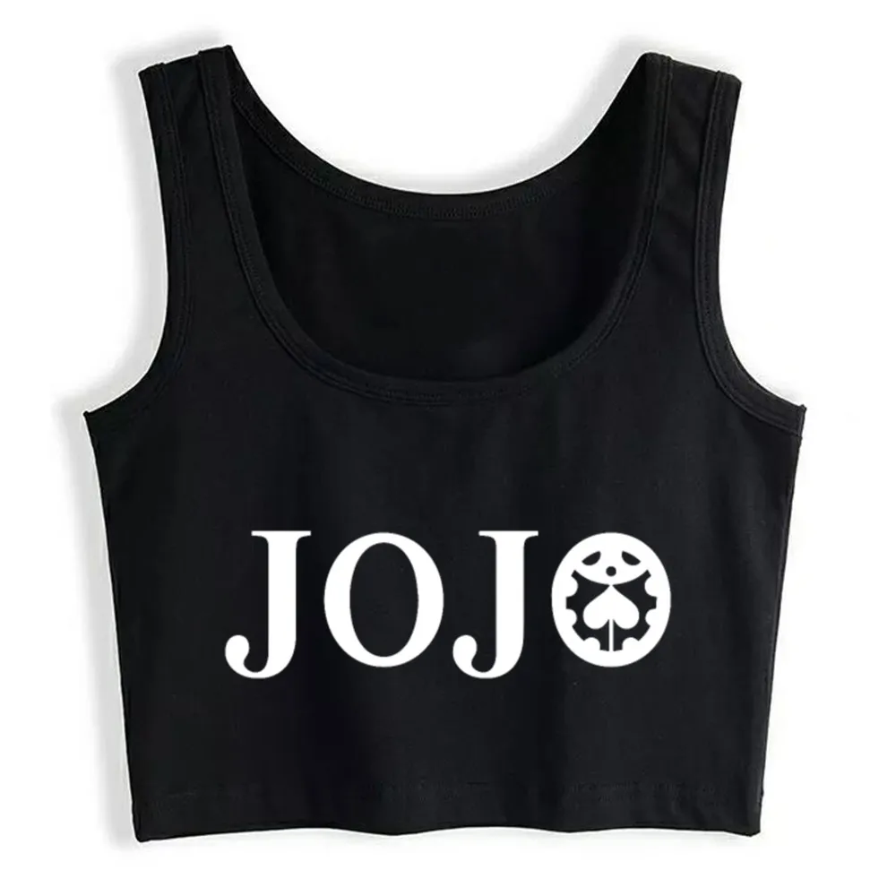 

Crop Top Women Jojo Harajuku Tank Top Women Funny Women Clothes