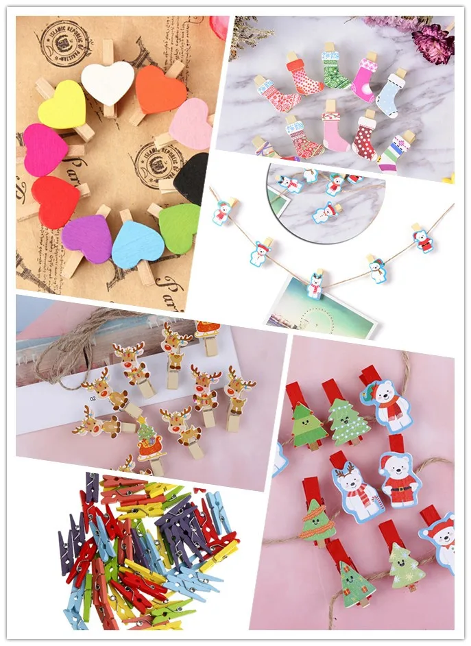 Мини Пружинные скрепки для заметок одежды фотобумага прищепка ремесло медведь