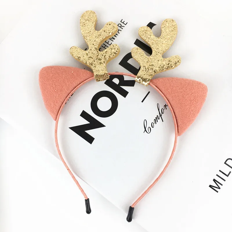 Antler Headband Christmas Moose Adult Headdress | Красота и здоровье