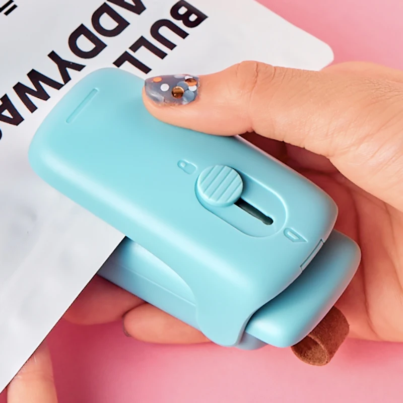 

HOT best Portable Mini Sealing Household Machine Heat Sealer Capper Food Saver For Plastic Bags Package Mini Gadgets MJJ88