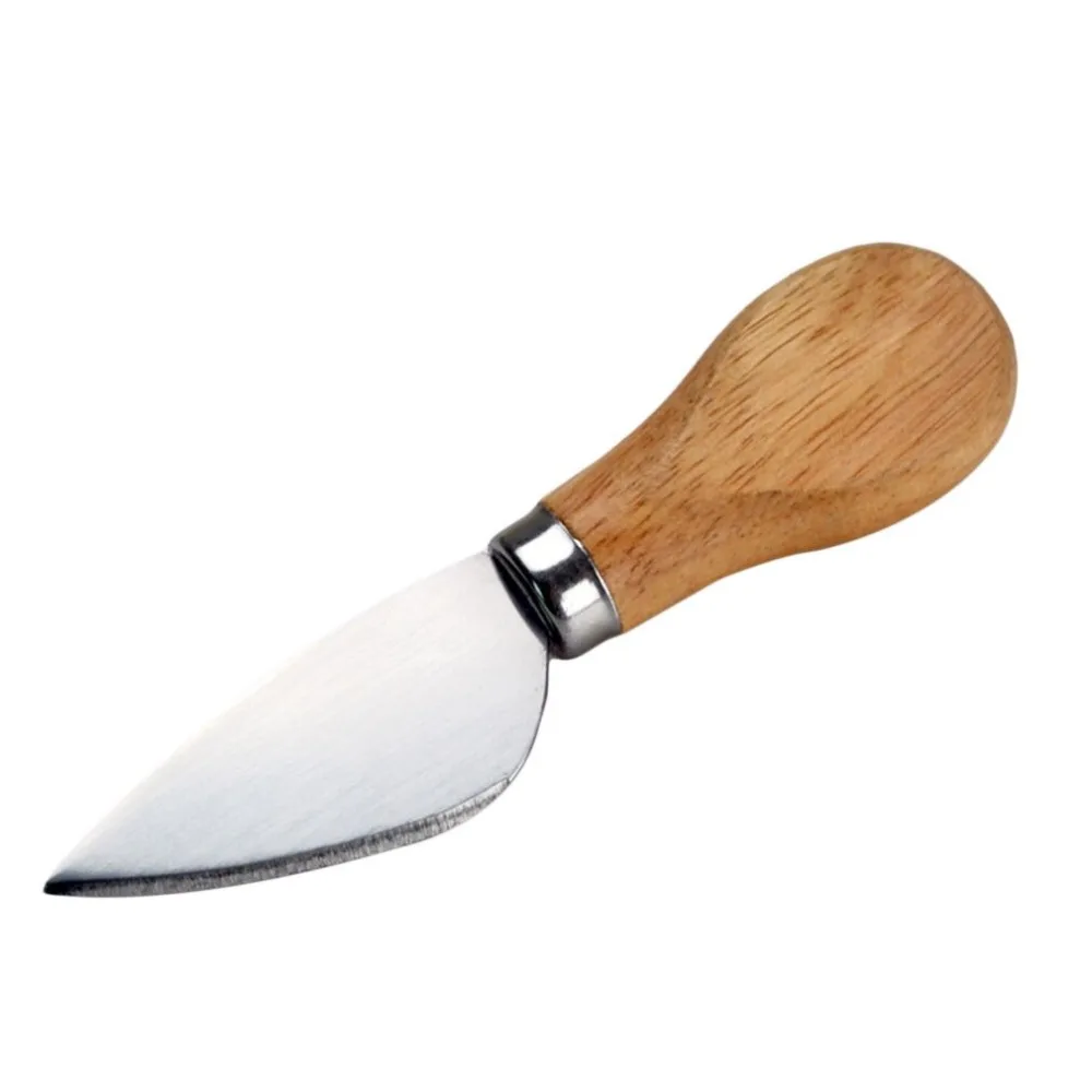 4 шт./компл. Набор ножей для терки сыра Бамбуковая деревянная ручка набор нарезки