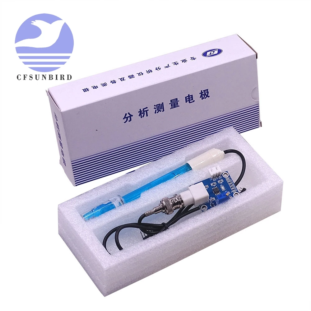 Модуль датчика PH 5 В тестер ph модуль обнаружения внутреннего значения жидкости +