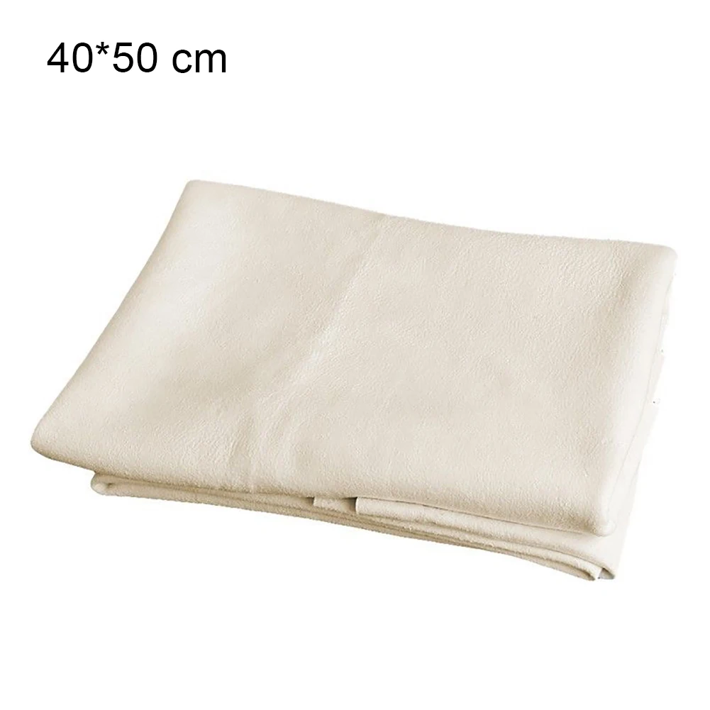 

New Natural Chamois Leather Car Cleaning Cloth Leather Wash Suede Absorbent Quick Dry Towel Streak Free Lint Free