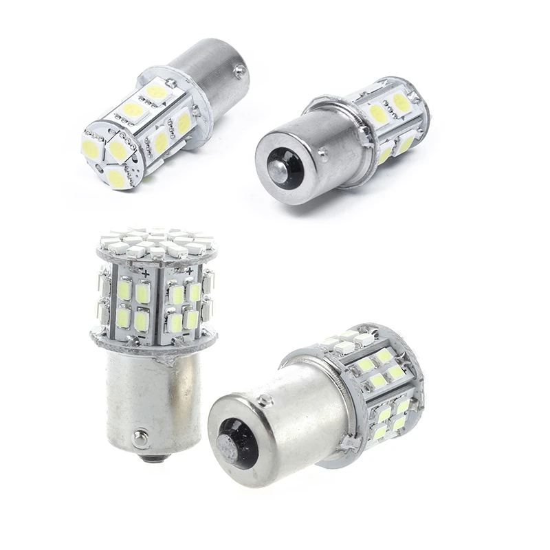 2 шт. мигающий светильник и лампы: 1156 SMD 50 белый BA15S 13 светодиодный 5050 s Лампа Белый 12