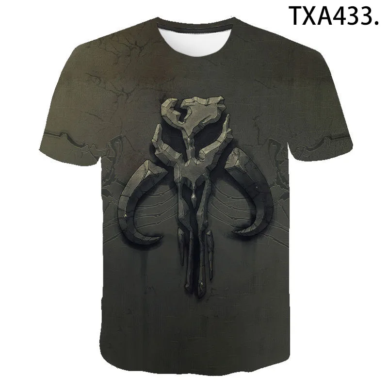 Детские летние футболки Yoda с 3D принтом из фильма Звездные войны для мальчиков и