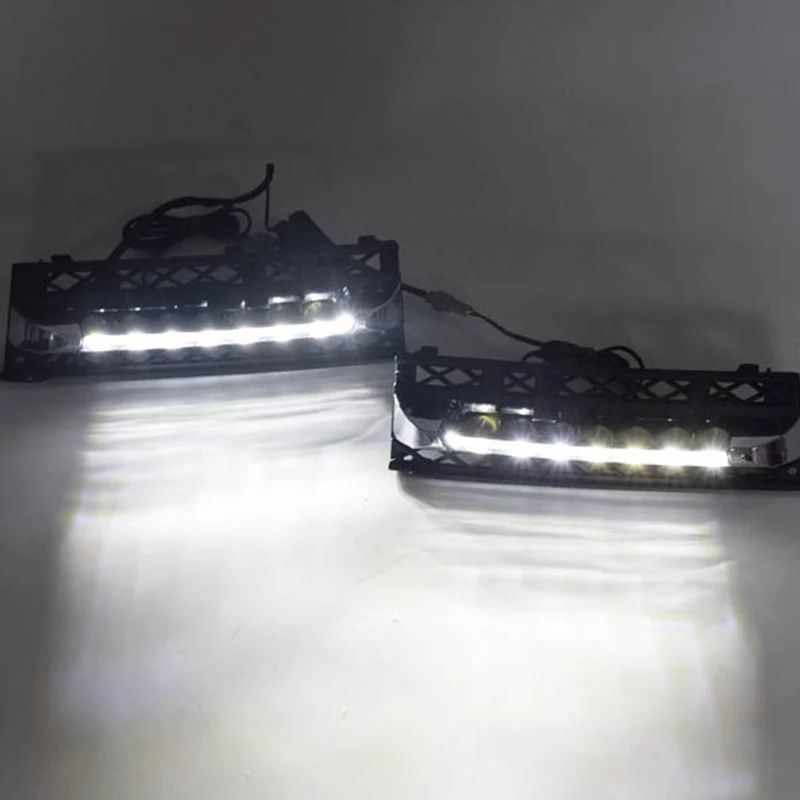 

Автомобильные дневные ходовые огни 12 В DRL светодиодный Противотуманные фары для BMW 7 серии F01 F02 730I/740I/750I/760I 2009-2012